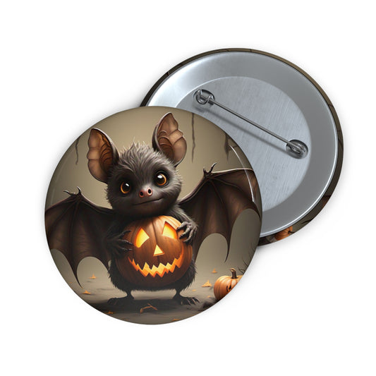 Halloween Bat Pin Button,Brooch,Scary,Halloween costume,Pumpkin,Collectibles,Boo