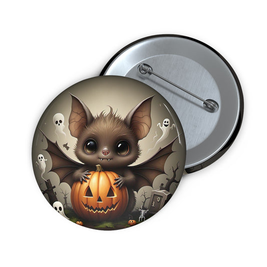 Bat Pin Button,Ghost,Pumpkin,Spooky,Halloween costume,Accessories,Trick or Treat