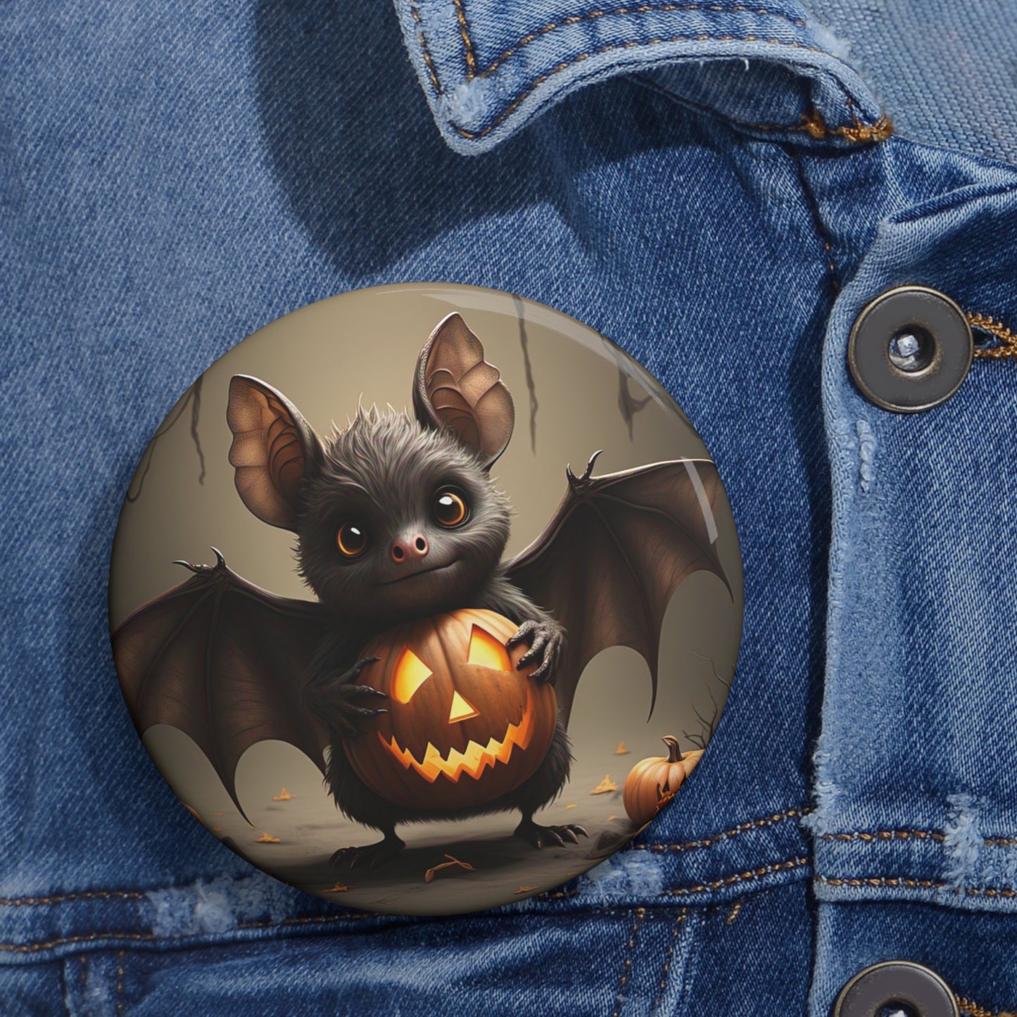 Halloween Bat Pin Button,Brooch,Scary,Halloween costume,Pumpkin,Collectibles,Boo
