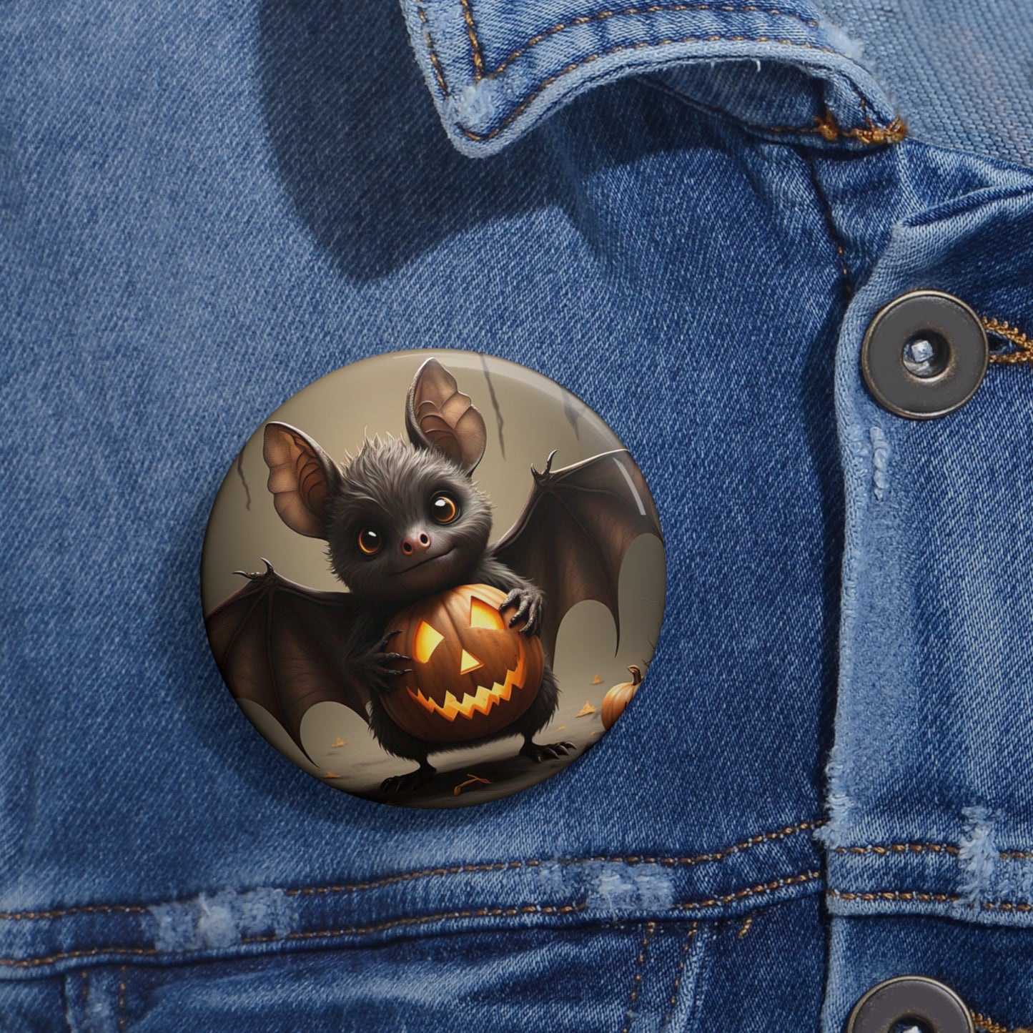 Halloween Bat Pin Button,Brooch,Scary,Halloween costume,Pumpkin,Collectibles,Boo
