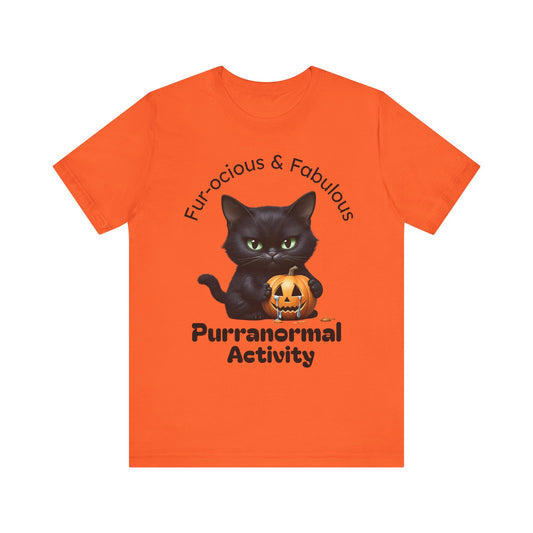 Halloween Cat Lover Shirt, Cute Cat Shirt, Unisex T-Shirt, Men Women