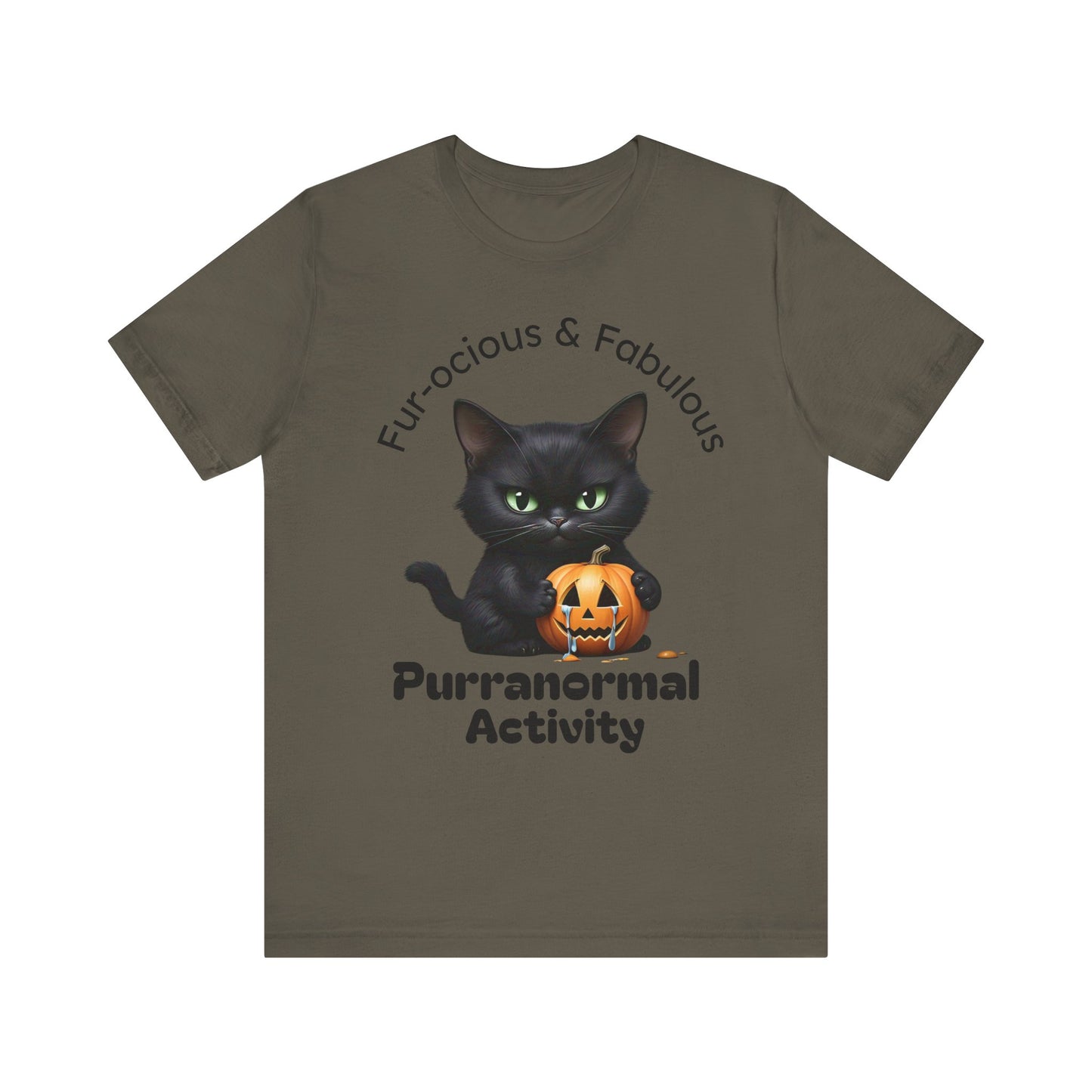 Halloween Cat Lover Shirt, Cute Cat Shirt, Unisex T-Shirt, Men Women