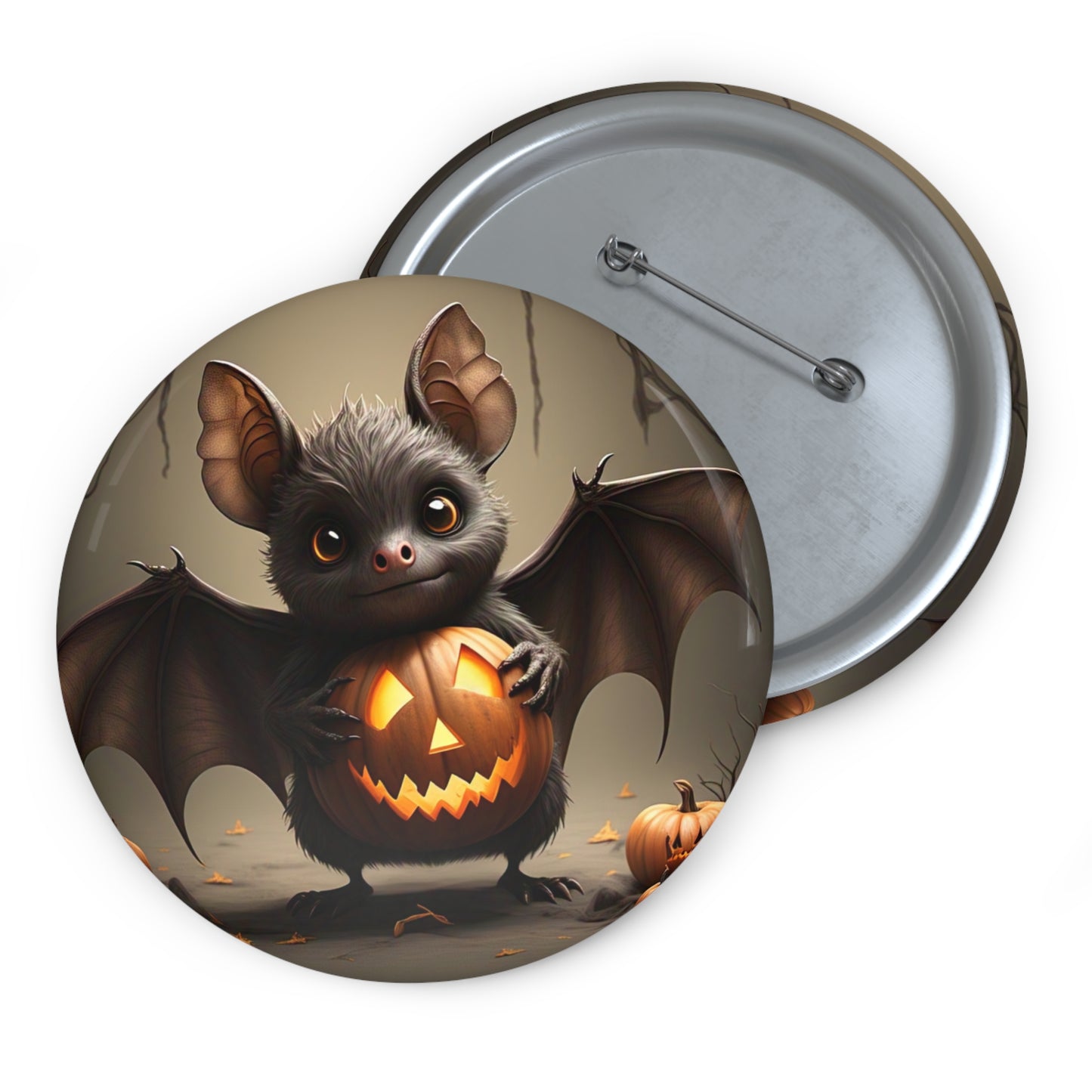 Halloween Bat Pin Button,Brooch,Scary,Halloween costume,Pumpkin,Collectibles,Boo