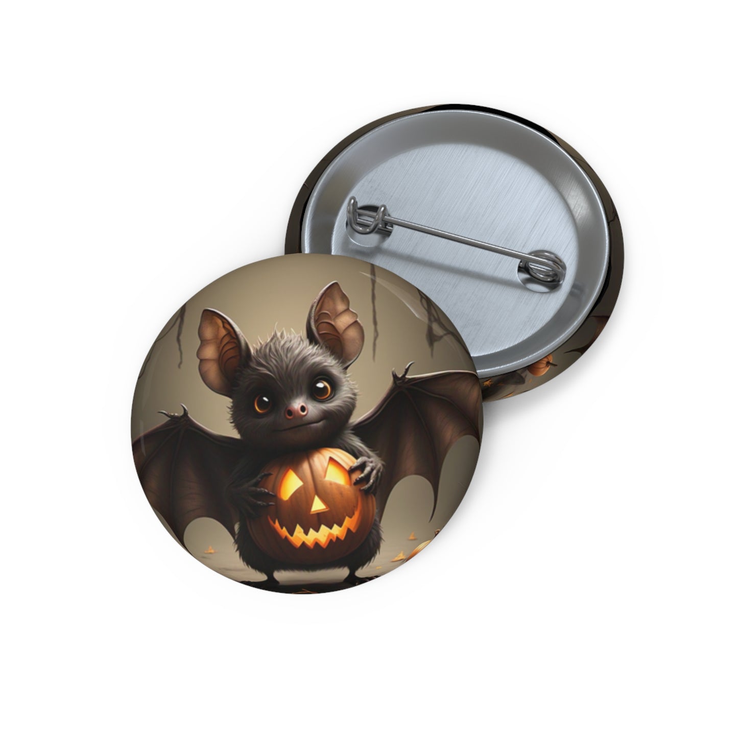 Halloween Bat Pin Button,Brooch,Scary,Halloween costume,Pumpkin,Collectibles,Boo